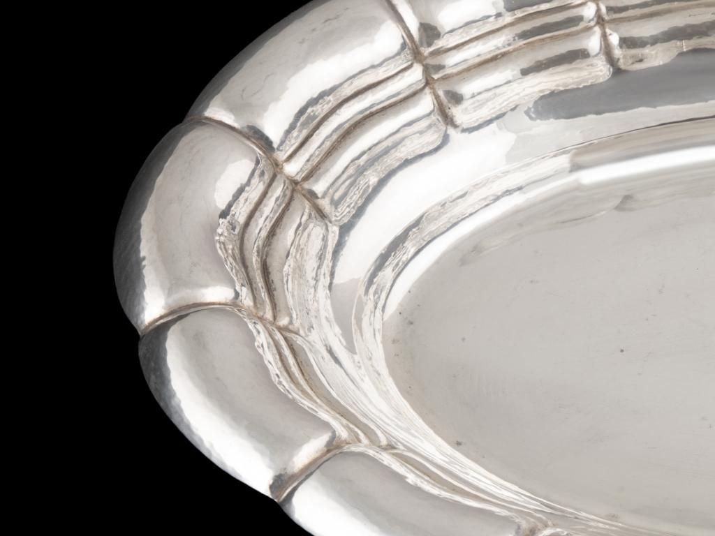 Art Deco Silver Dish by Roelof Citroen In Good Condition For Sale In Lisboa, PT
