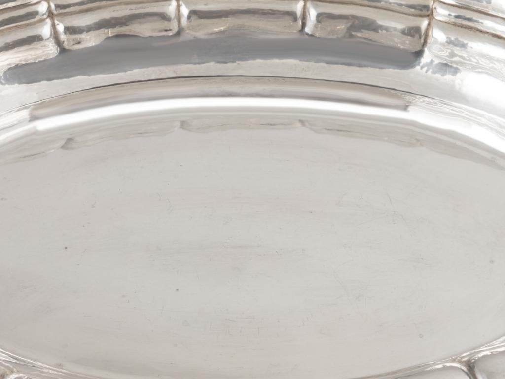 Women's or Men's Art Deco Silver Dish by Roelof Citroen For Sale