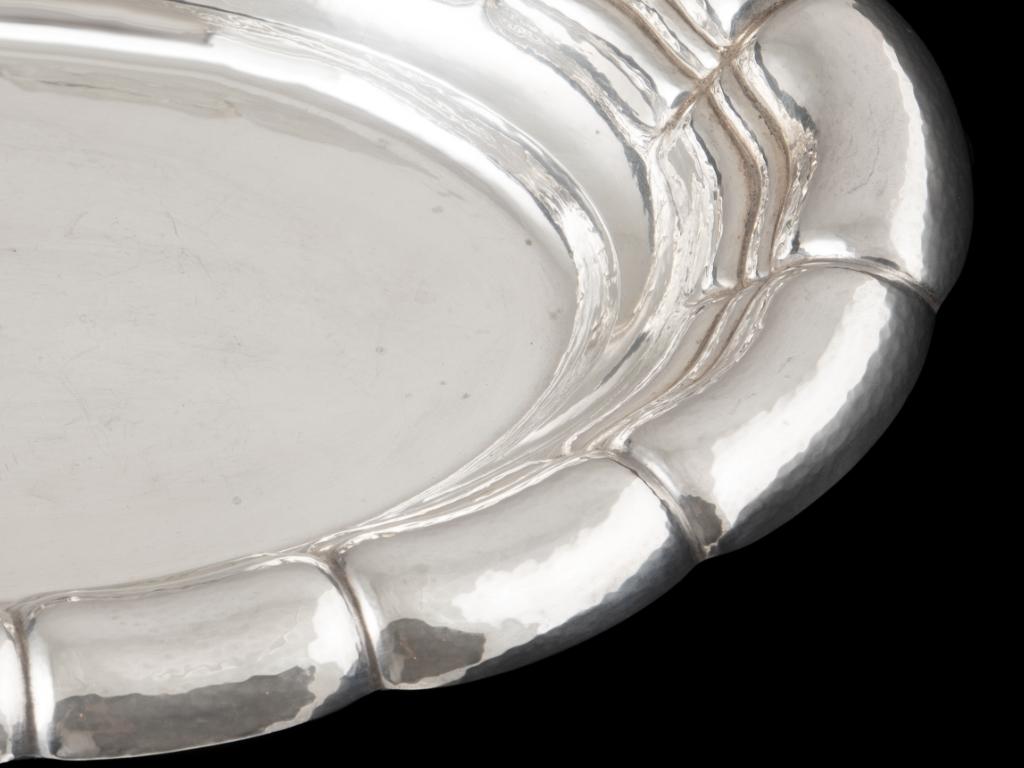 Art Deco Silver Dish by Roelof Citroen For Sale 1