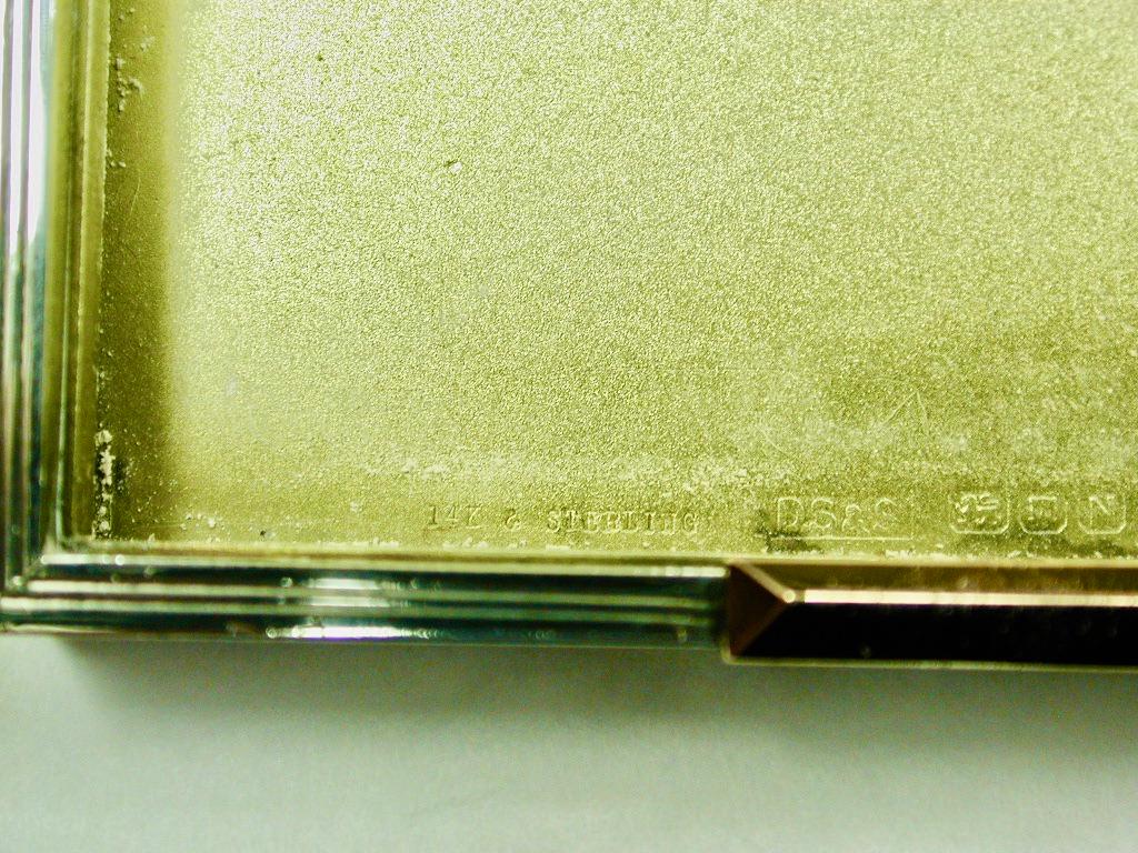 Compatto da donna in argento Art Deco con motore tornito, 1948, David Sutton & Sons, Londra in vendita 1