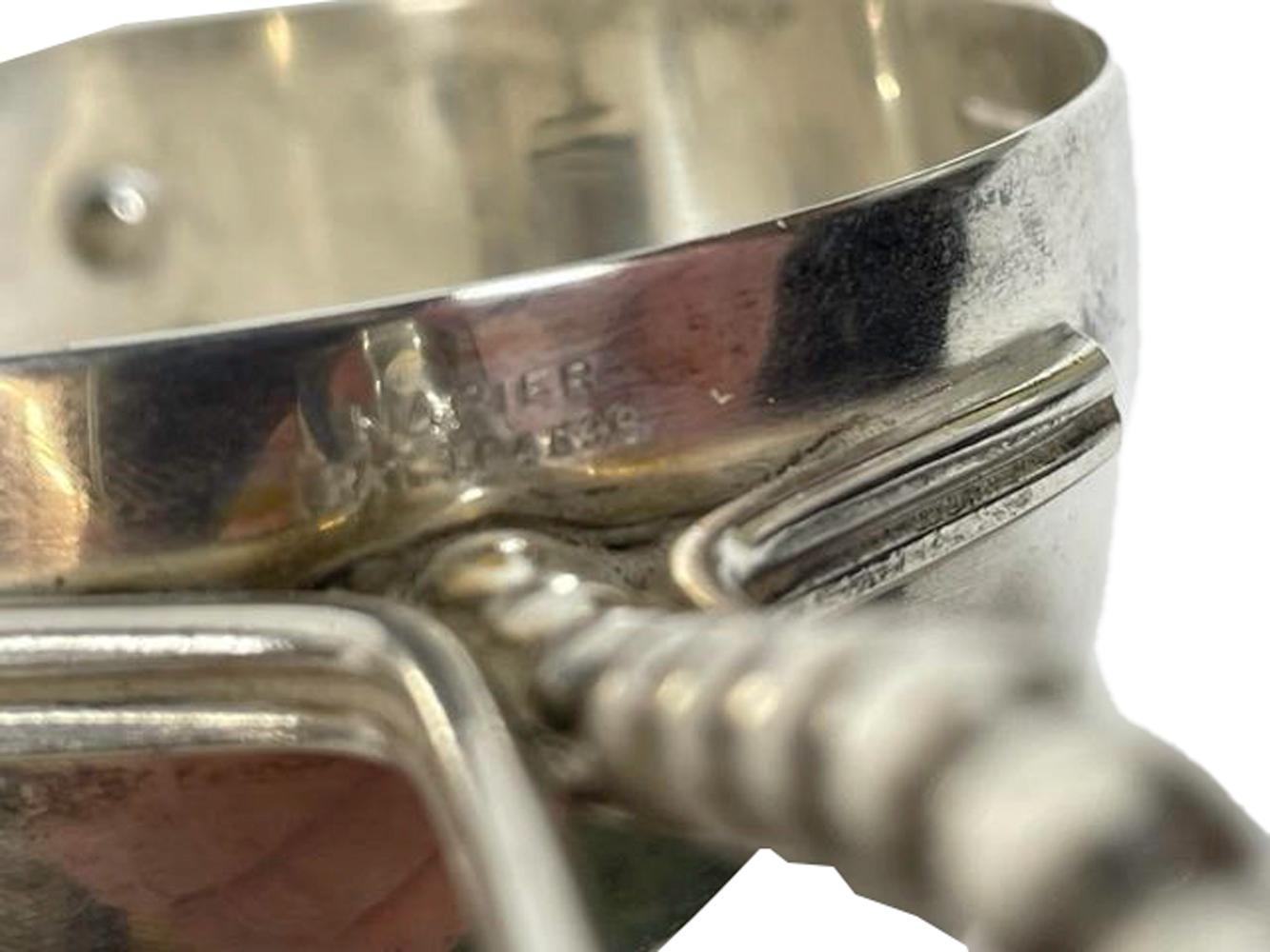 Art Deco Silver Plate Bottom Up / Roll Over Jigger / Spirit Measure by Napier 1