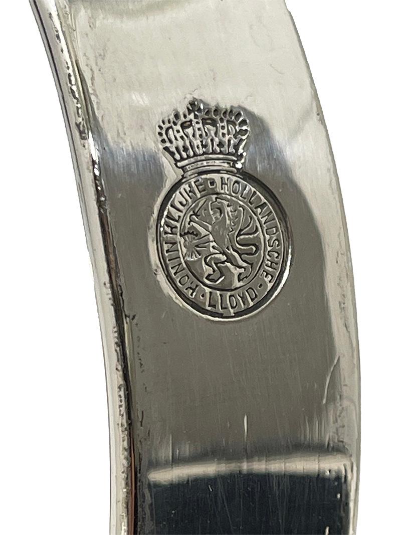 Europeo Portabottiglie per champagne in argento Art Deco di Elkington per KHL, 1912-1936 in vendita