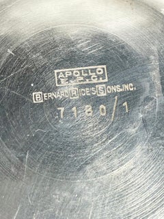 Art Deco Silver Plate Cocktail Shaker by Bernard Rice's Sons