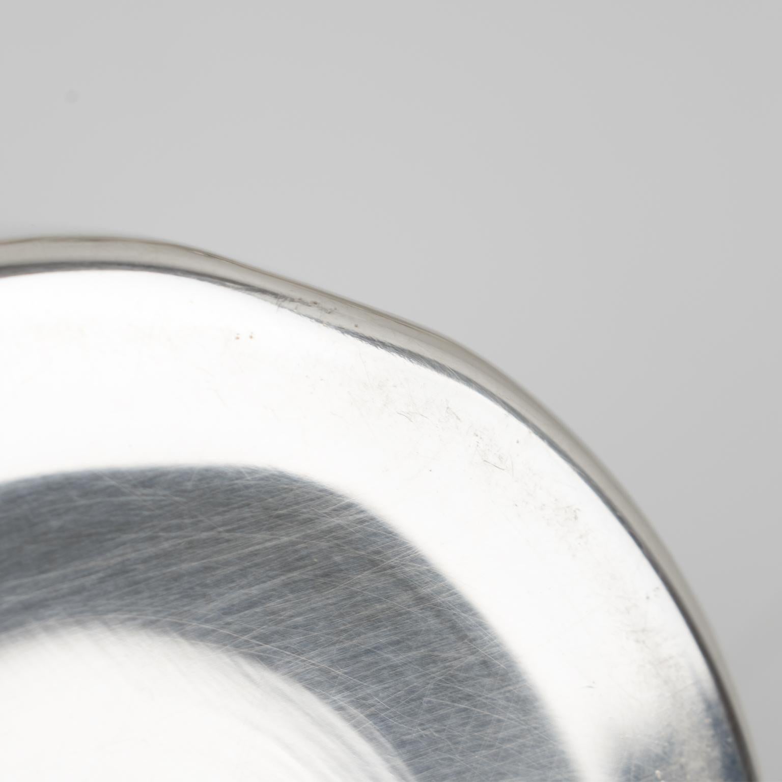 Coctelera Art Decó de chapa de plata de Biais-Noirot París, años 40 en venta 1