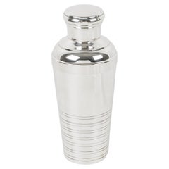 Art Deco Silver Plate Cocktail Shaker by Capargent France