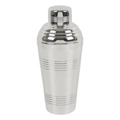 Art Deco Silver Plate Cocktail Shaker by Gelb France