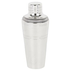 Shakers da cocktail in argento Art Deco di Gelb, Parigi, anni 1940
