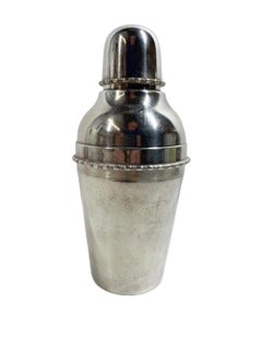 Art Deco Silver Plate Cocktail Shaker by Martin Hall, England