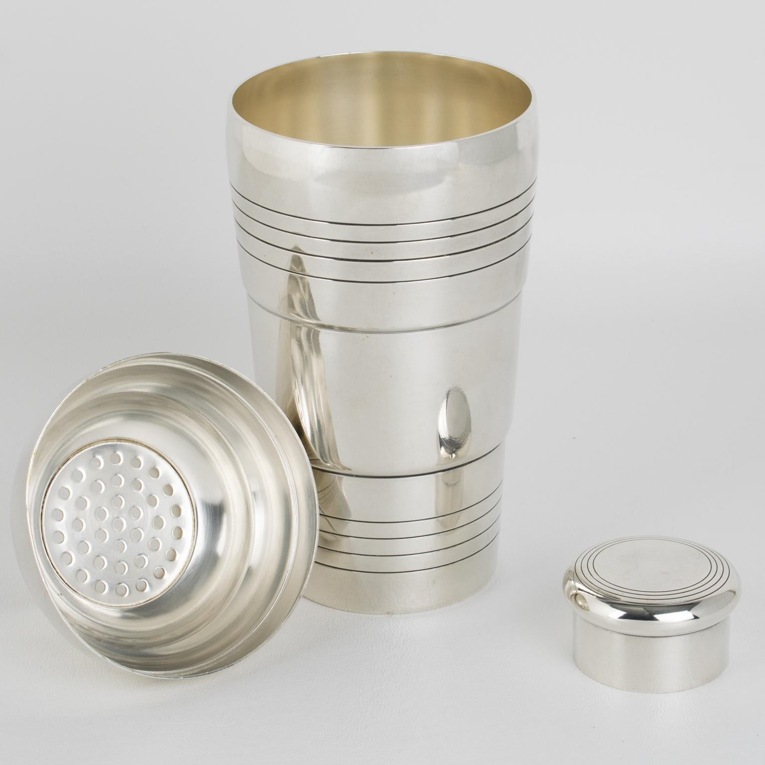Art déco Shaker Art Déco par SGCO Paris, années 1940