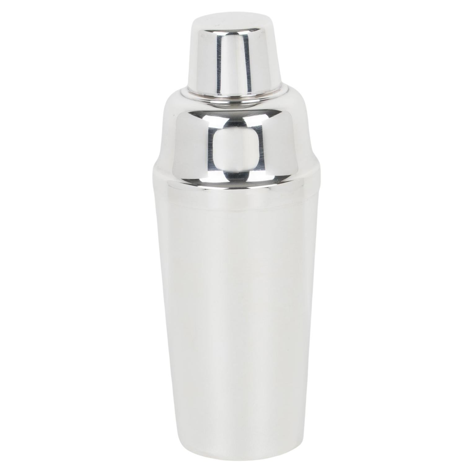 Art Deco Silver Cocktail Shaker by Mappin and b at 1stDibs