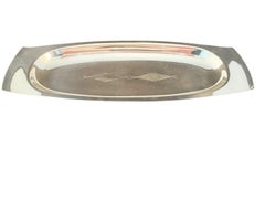 Art Deco Silver Plate Hors D' Oeuvres Tray