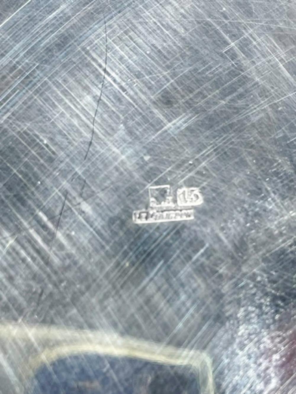 Versilberter Art-Déco-Eiskübel / Champagner-, Weinkühler im Zustand „Gut“ im Angebot in Chapel Hill, NC