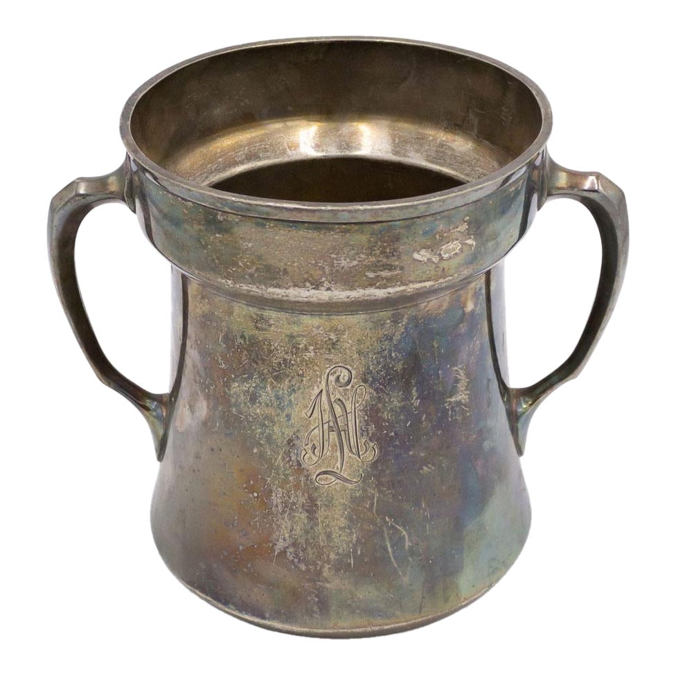 Art Deco Silver Plate Ice Bucket For Sale