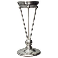 Art Deco Silver Plate Ice Bucket Stand Art Deco Silver Plate Ice Bucket Stand