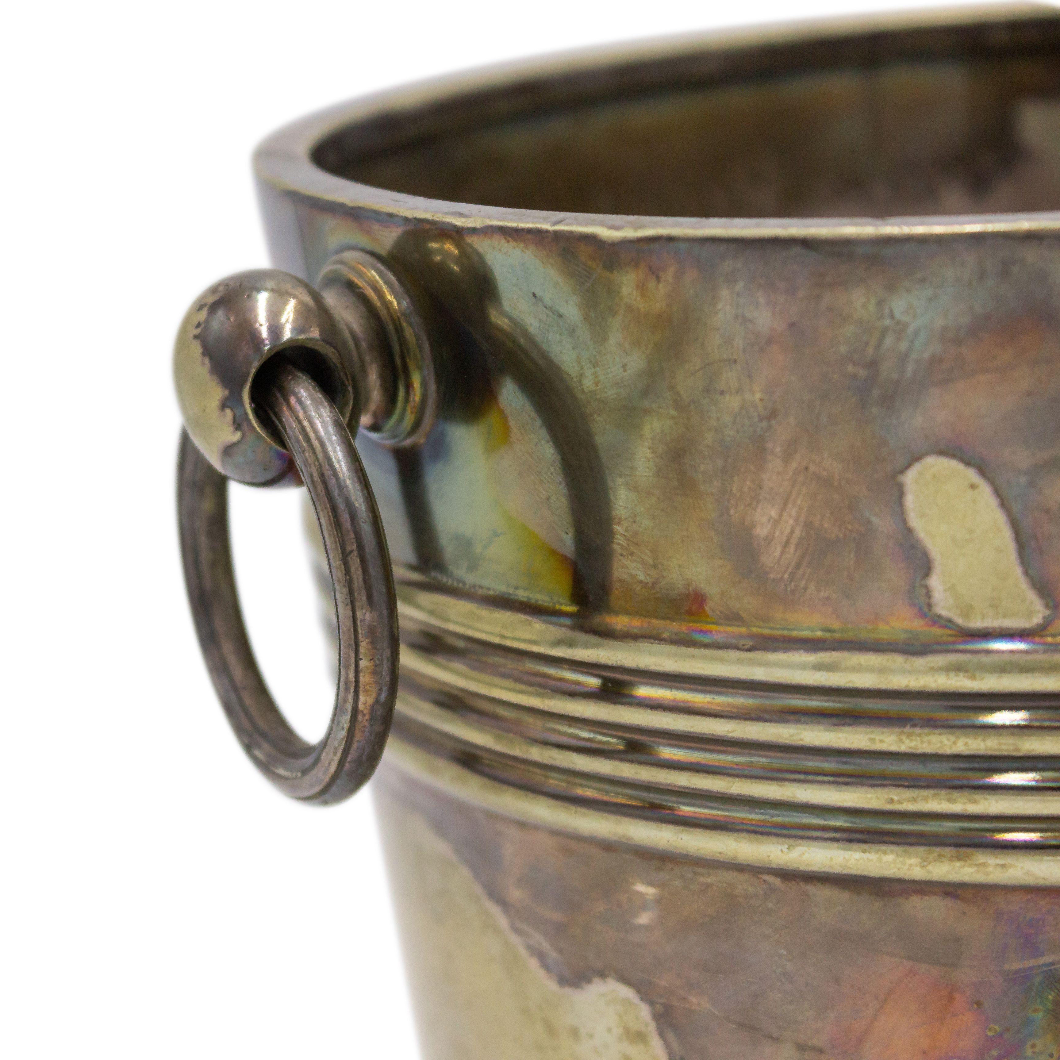 20th Century Art Deco Silver Plate Ice Buckets For Sale