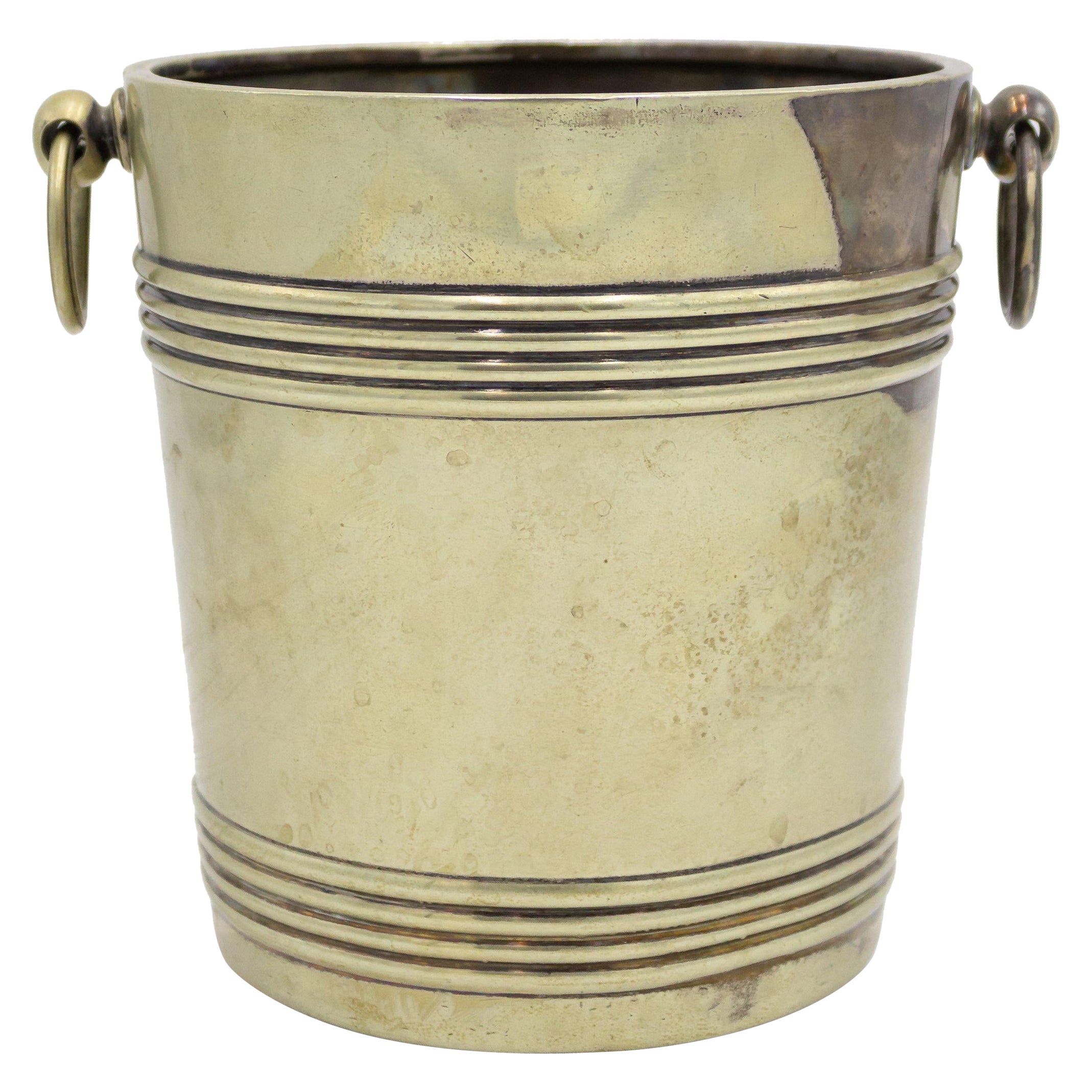Art Deco Eiskübel aus Silberblech