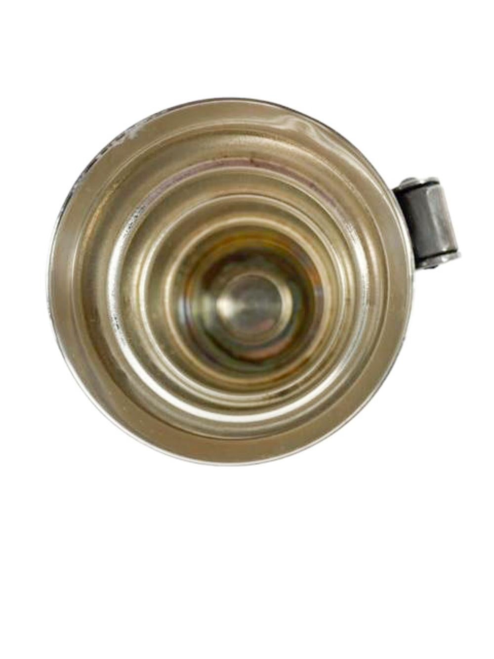 20th Century Art Deco Silver Plate Mechanical Spirit Measure / Jigger by Napier For Sale