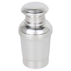 Mini Shakers per bambini in argento Art Deco, argentiere Polet, Francia, anni '30