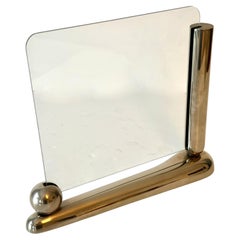 Art Deco Silver Plate Piicture Frame in The Style of Swid Powell ca. 1940