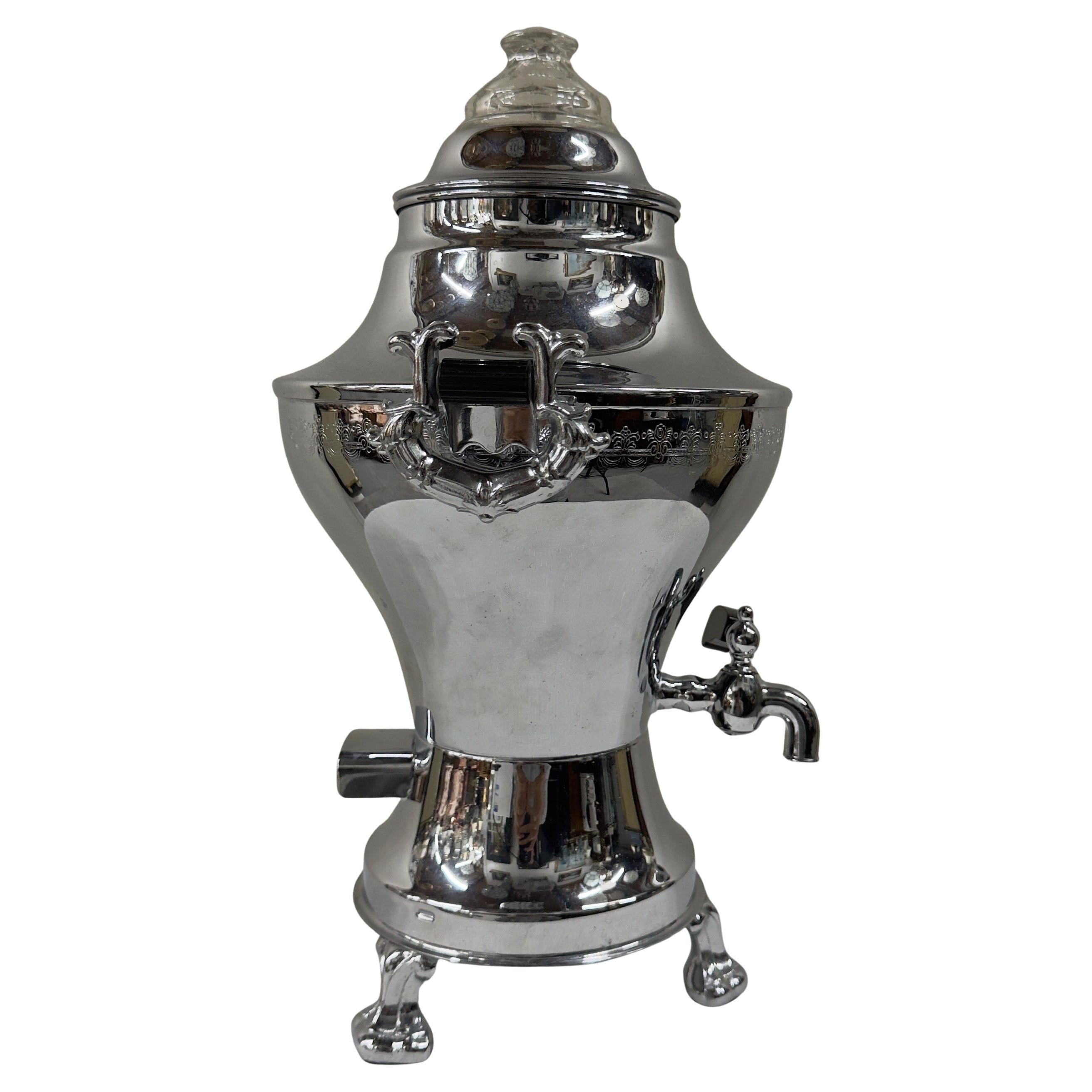 A Silver Silver Art Deco  Samovar