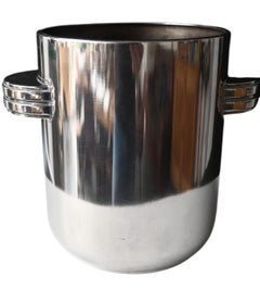 Art Deco silver plate wine cooler by Quist
