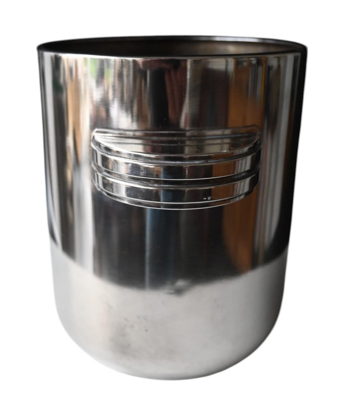 Tedesco Raffreddatore per vino in argento Art Deco di Quist in vendita