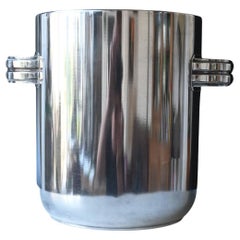 Art Deco silver plate wine cooler by Quist