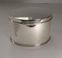 Art Deco Silver Plated Biscuit Box by Mappin and Webb, c.1925