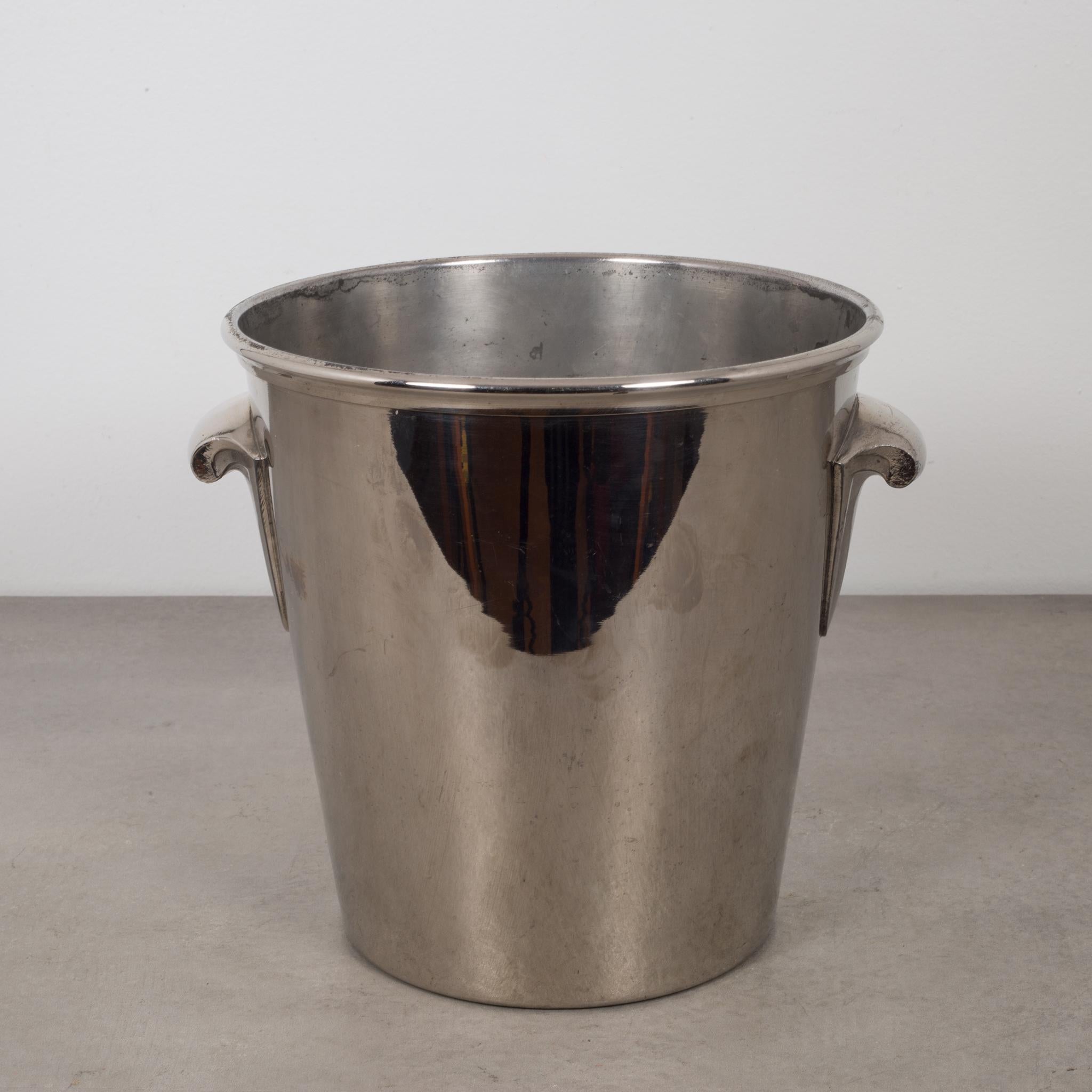 Art Deco Silver Plated Champane Bucket, circa 1930 In Good Condition In San Francisco, CA