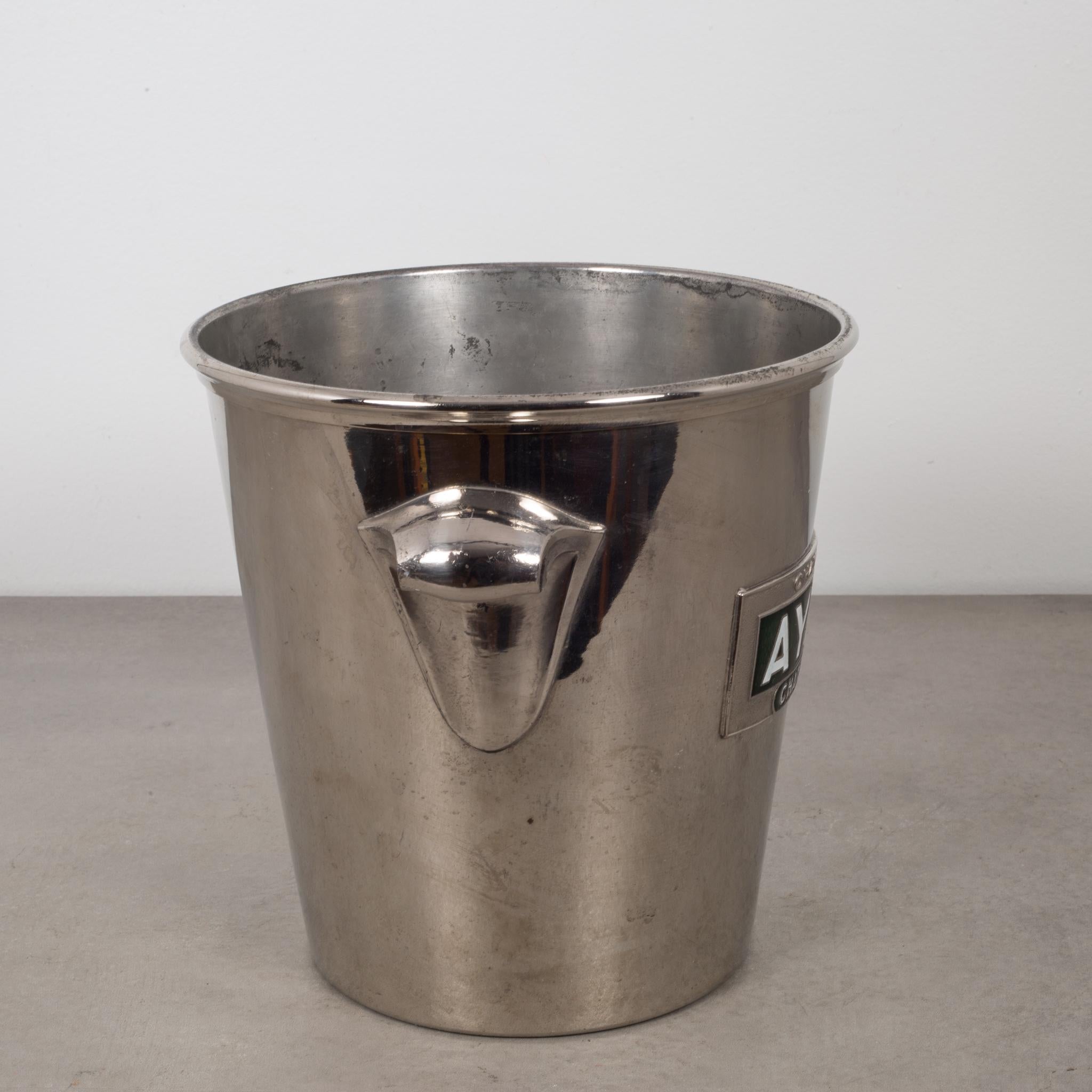20th Century Art Deco Silver Plated Champane Bucket, circa 1930