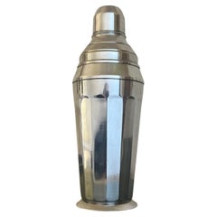 Shaker da cocktail francese placcato in argento Art Deco, anni '40 circa