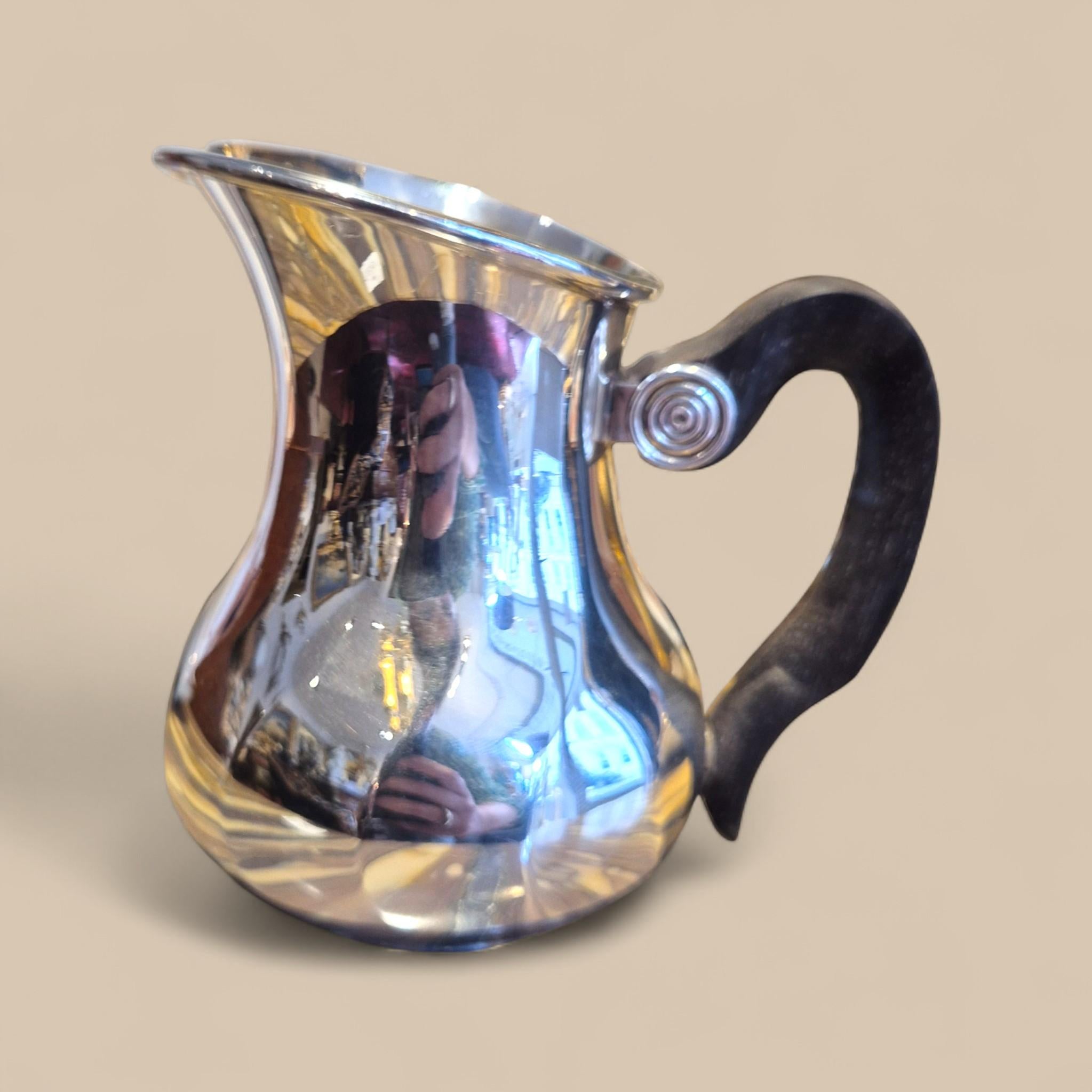 Set da tè e caffè in argento Art Déco di Christofle 1930, Parigi, Francia in vendita 5