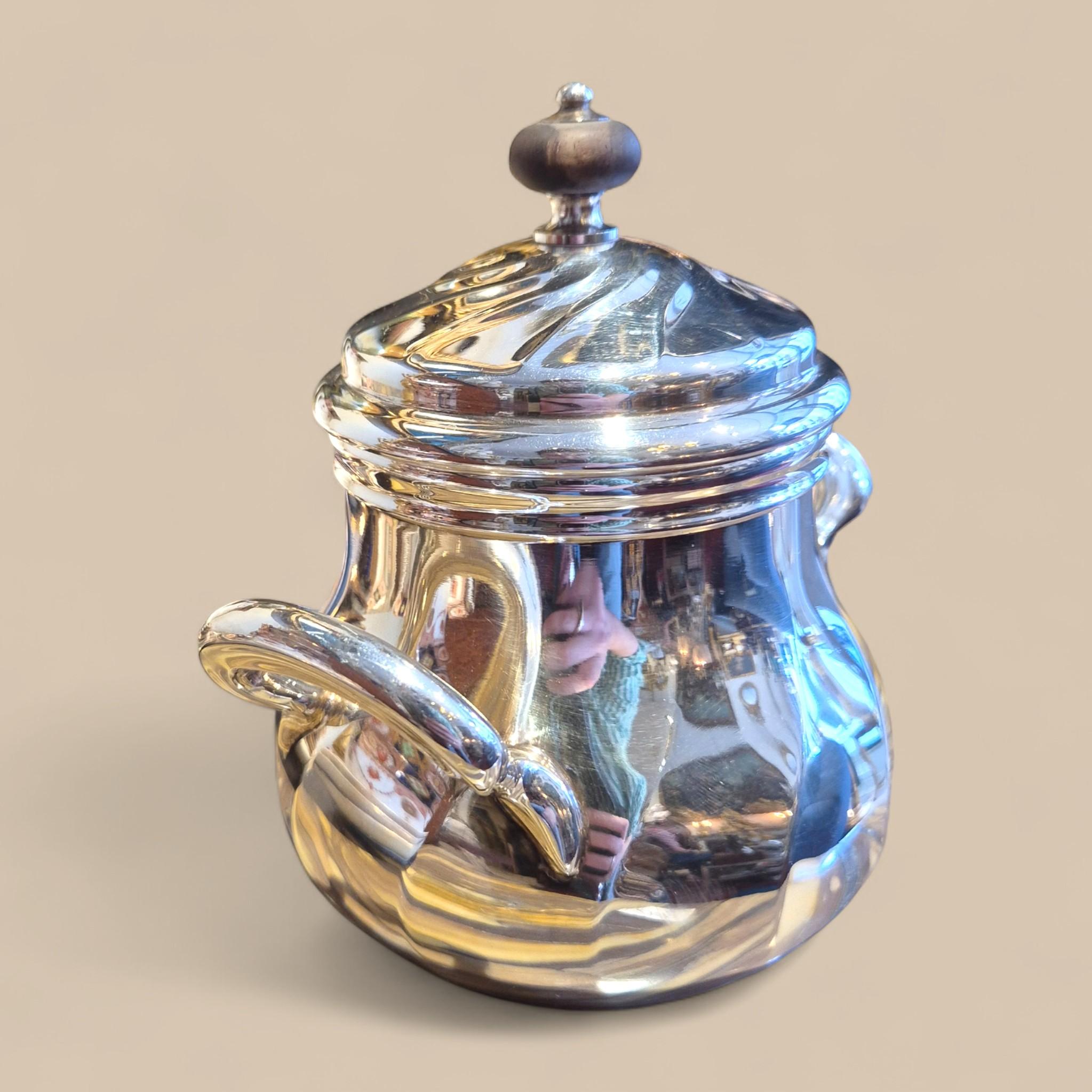 Set da tè e caffè in argento Art Déco di Christofle 1930, Parigi, Francia in vendita 7