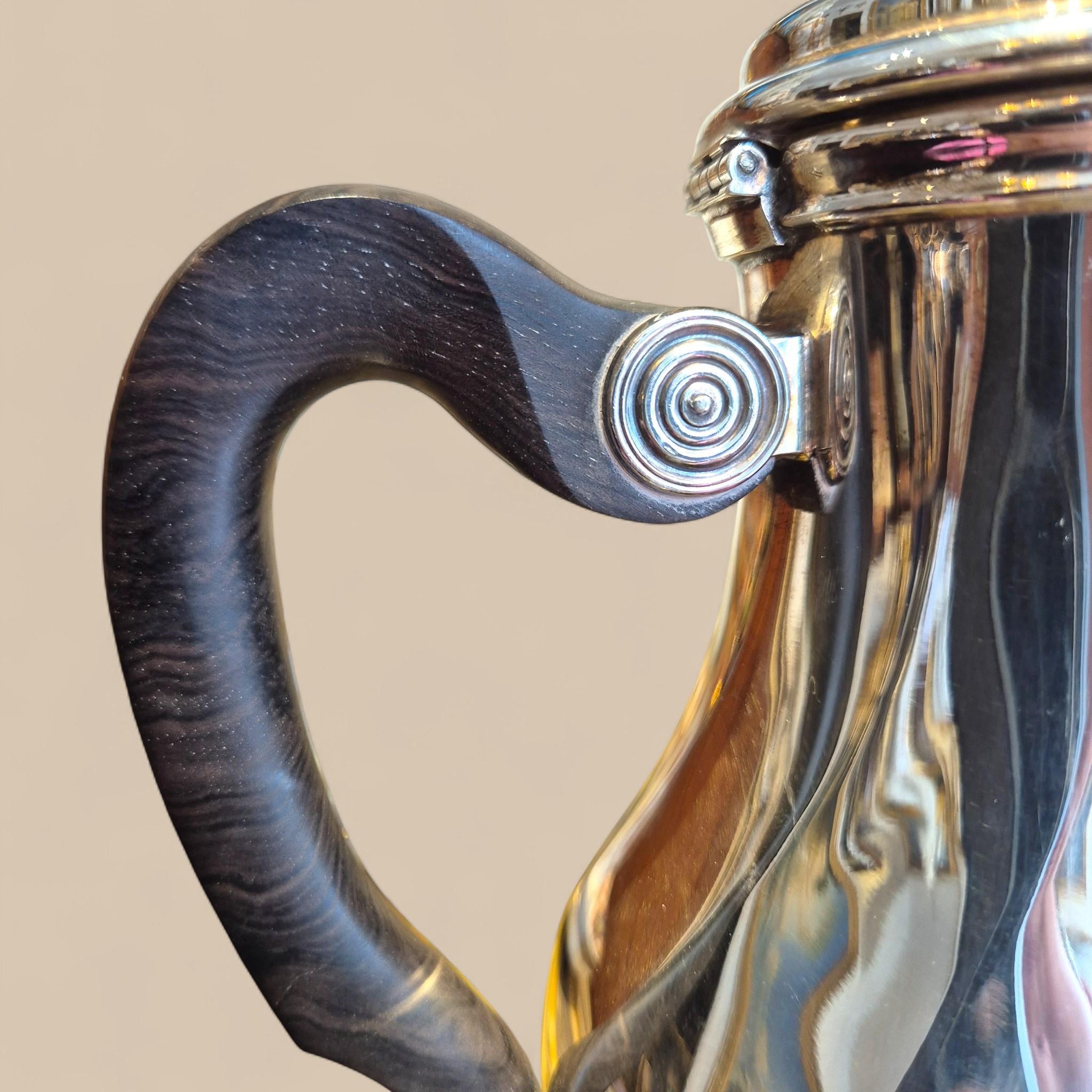 Set da tè e caffè in argento Art Déco di Christofle 1930, Parigi, Francia in vendita 10