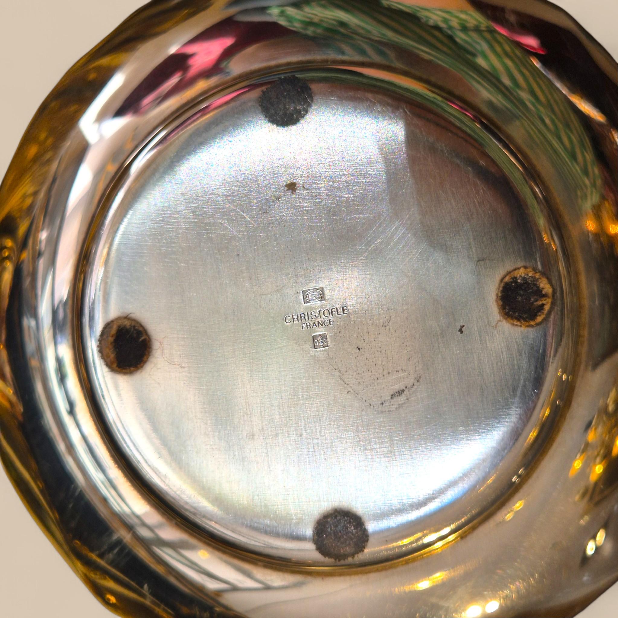 Set da tè e caffè in argento Art Déco di Christofle 1930, Parigi, Francia in vendita 13