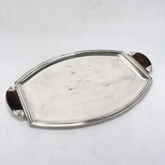 Art Deco Silver Plated Tray, 1930s