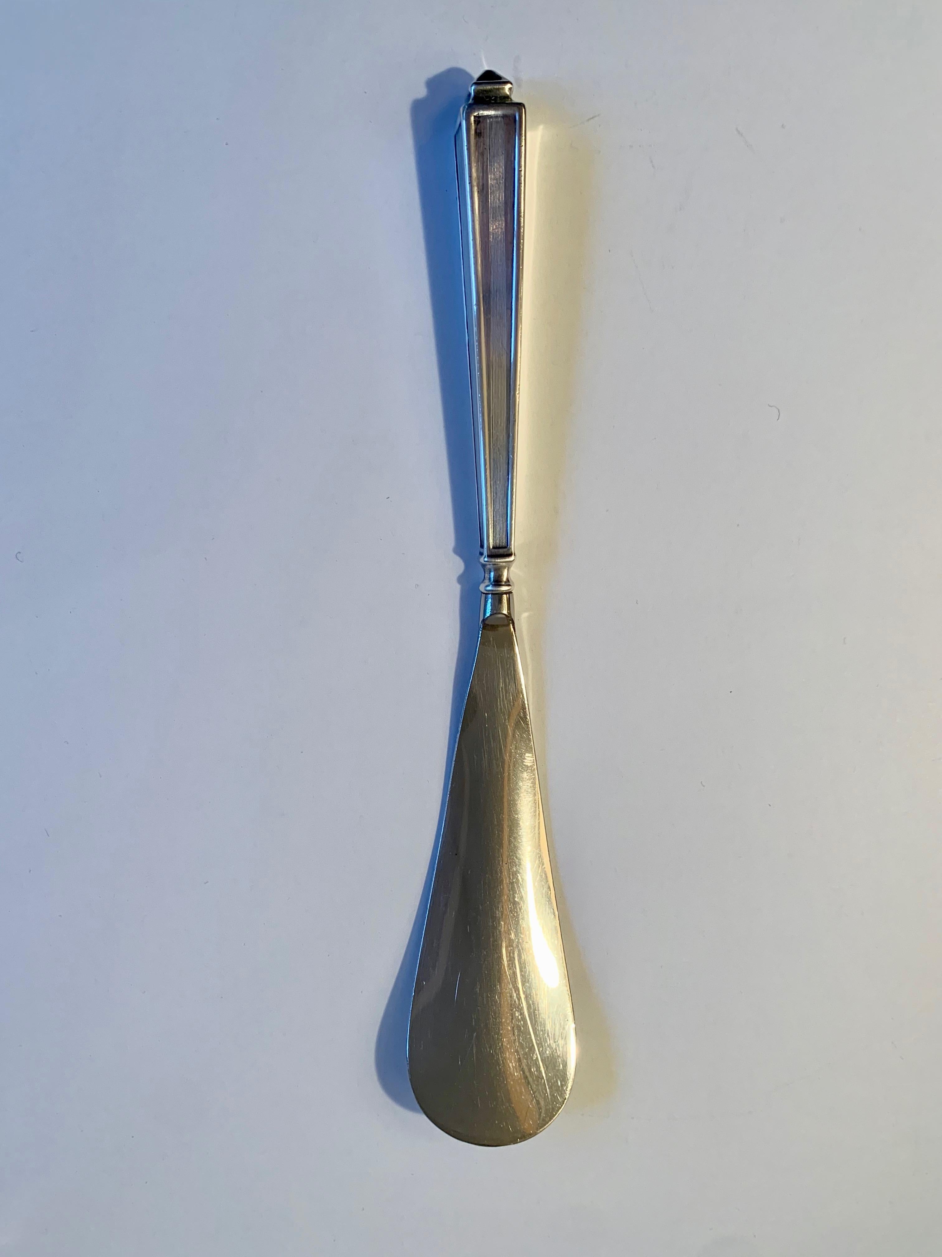 Art Deco Silber Schuhlöffel (20. Jahrhundert) im Angebot