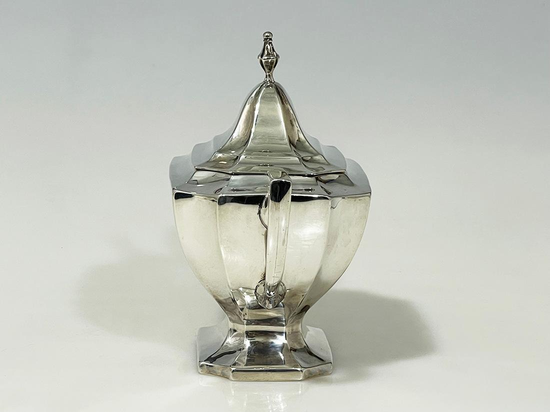 Azucarero de plata Art Déco de Sterling Silver Mfg. Co., Saart Bros., 1920 Estadounidense en venta