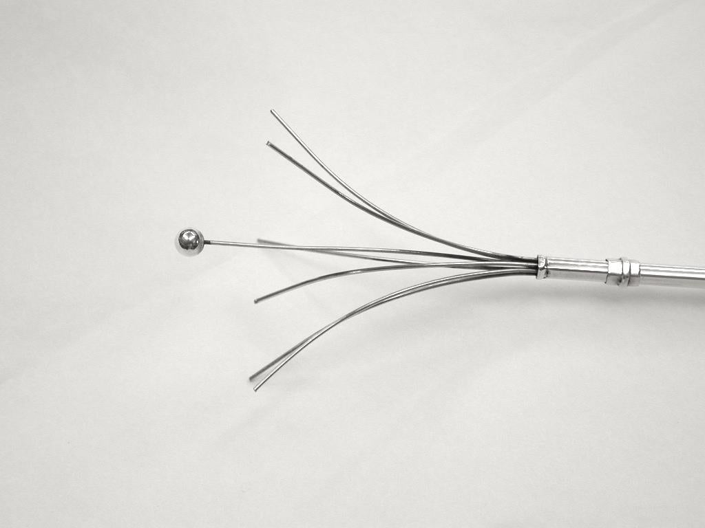 English Art Deco Silver Swizzle Stick by Deakin & Francis, Birmingham, 1936