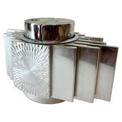 Vintage Art Deco Silver Table Lighter