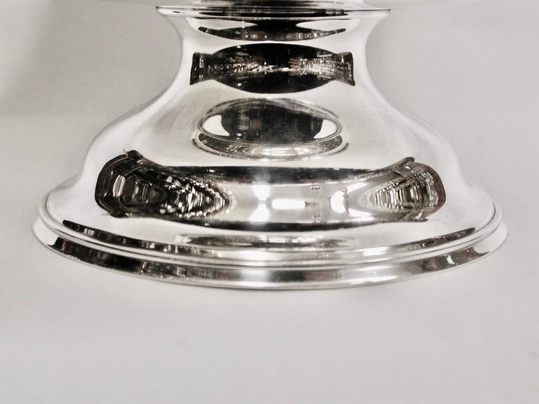 English Art Deco Silver Tazza, Dated 1933, Henry Atkins, Sheffield For Sale