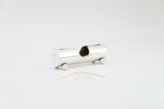 Art Deco Silvered Toothpick Holder by F. Hartmann, Germany, circa 1930s
