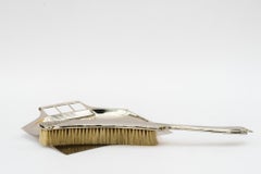 Art deco silvered WMF Broom and Shovel, germany circa 1920s