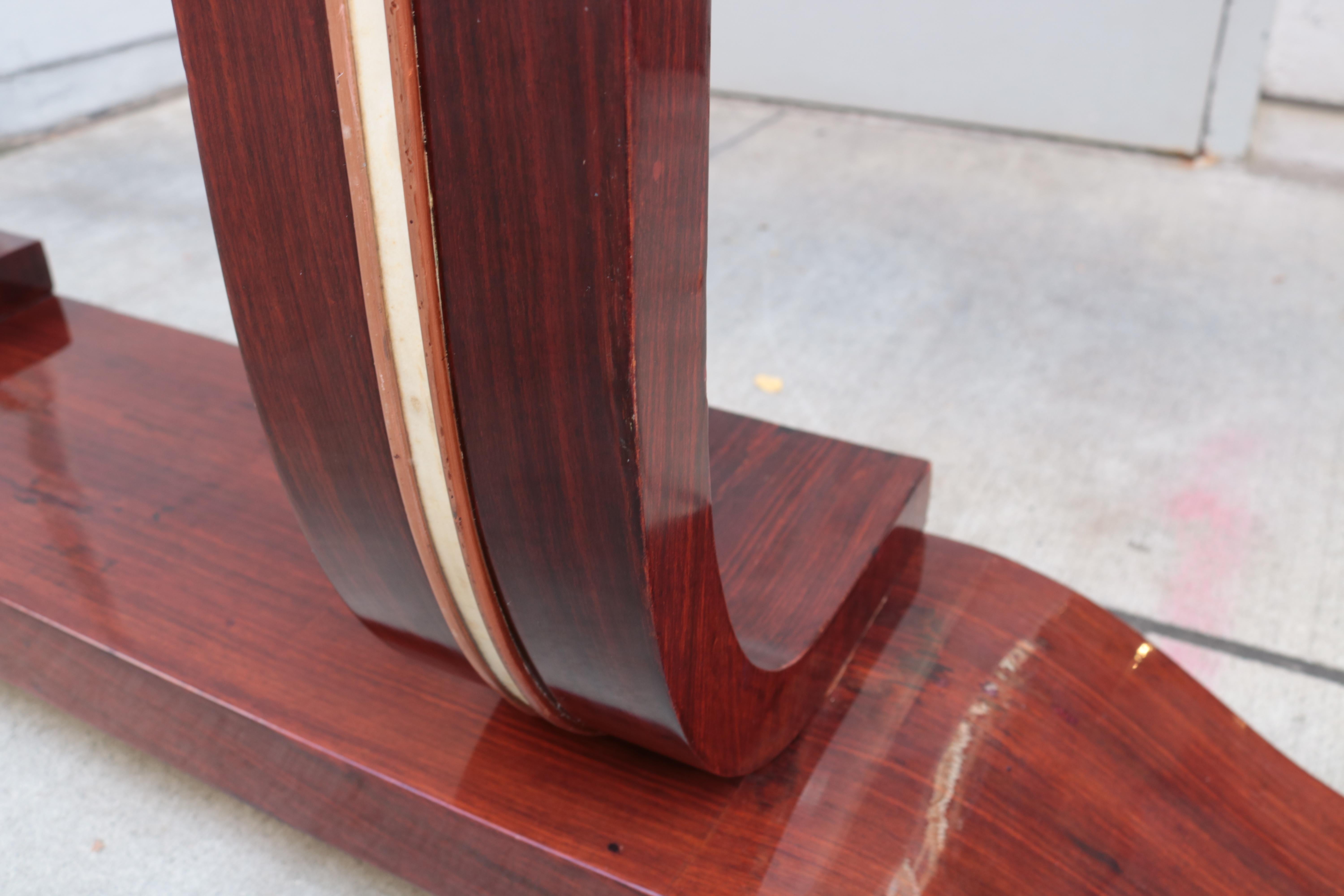 Metà XX secolo Console singola Art Deco