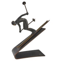 Art Deco Skier by Richard Rohac