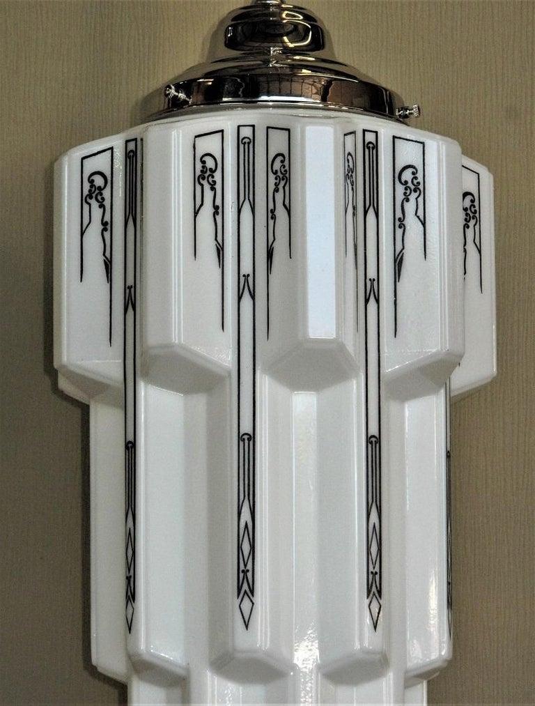 Art Déco 6 apparecchi a grattacielo Art Deco, 1930 circa Luci d'epoca Prezzo unitario in vendita