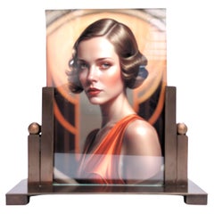 Art Deco Skyscraper Free Standing Picture Frame, c1930