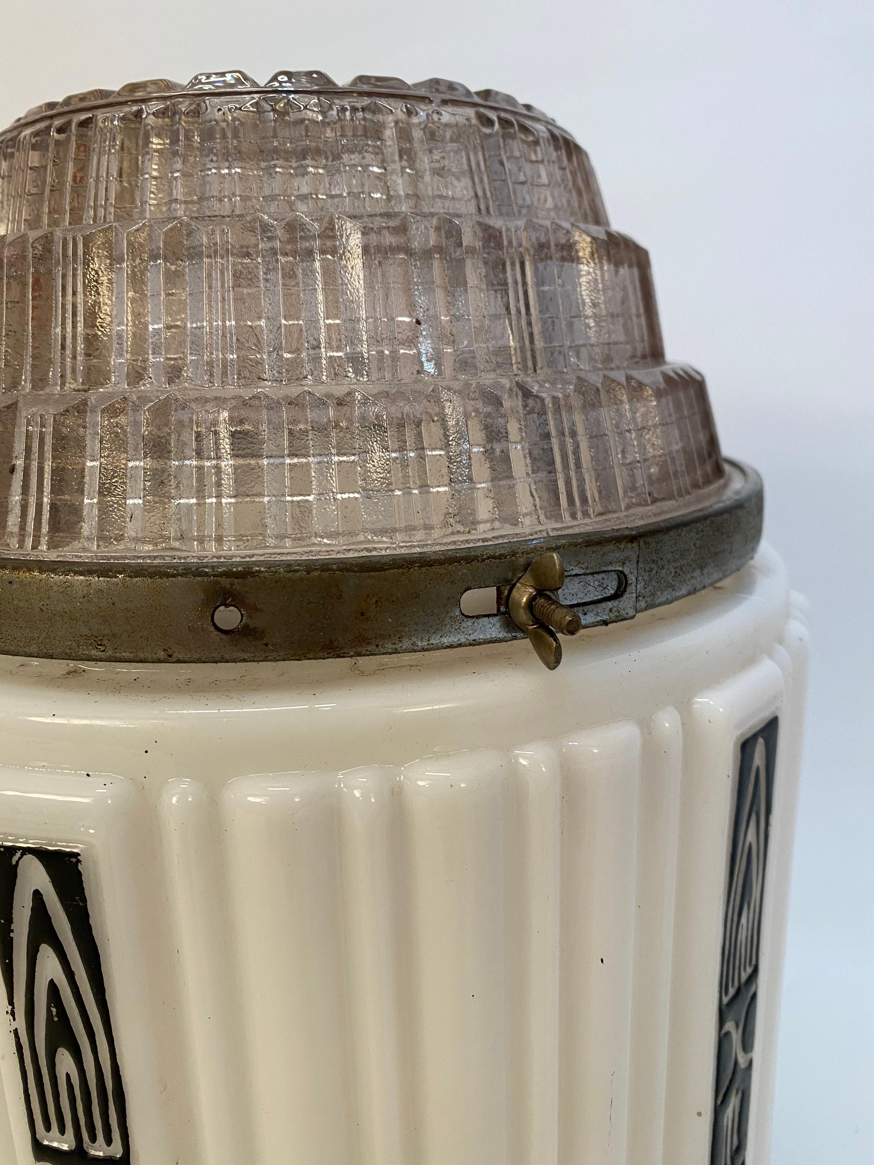 art deco glass shades