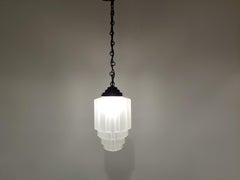 Art Deco Skyscraper Pendant Light, 1930s