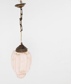 Art deco skyscraper pendant light 1930s